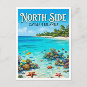 Sternfischpunkt Nordseite Cayman Islands Postkarte