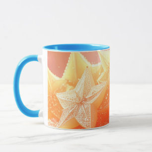 STERNFRUCHT - CARAMBOLE - EXOTISCHE FRÜCHTE TASSE