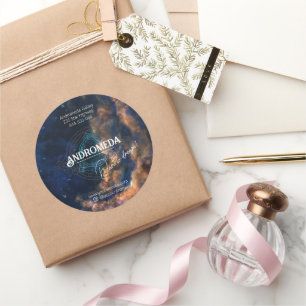 Sterngalaxie kosmische Geschäftslieferungen Verpac Runder Aufkleber