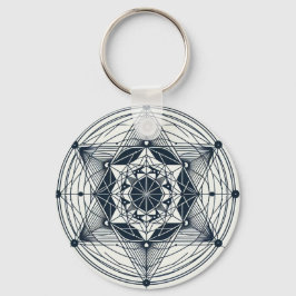Sterngeometrie: Mitternachtssymmetrie Schlüsselanhänger