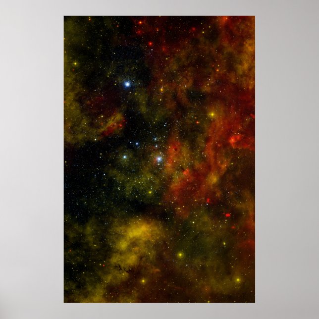 Sternhaufen des Cygnus-OB2 Poster (Vorne)