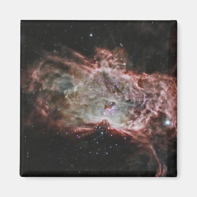 Sternhaufen im Zentrum des Flammennebels. Magnet (Vorne)