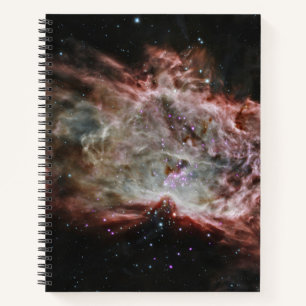 Sternhaufen im Zentrum des Flammennebels. Notizbuch