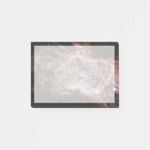 Sternhaufen im Zentrum des Flammennebels. Post-it Klebezettel