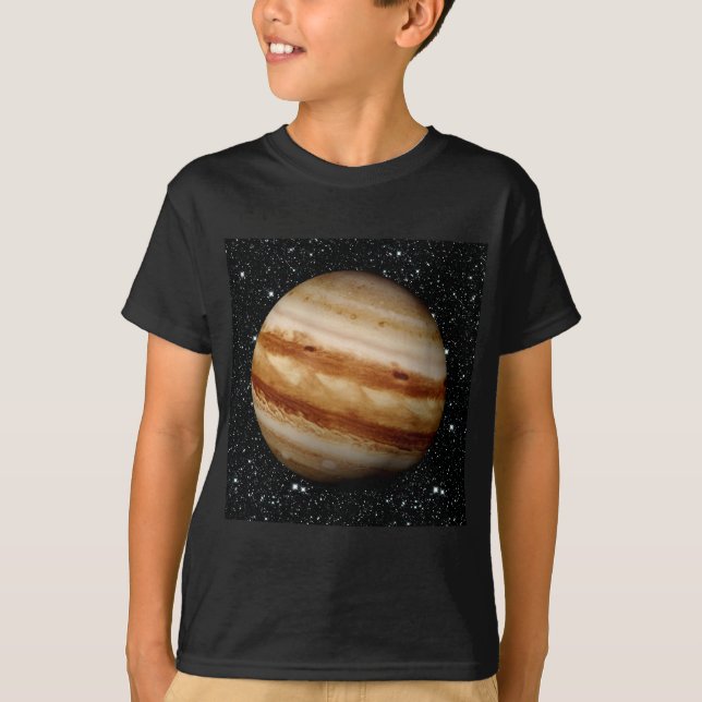 Sternhintergrund PLANETEN-JUPITERS v.4 T-Shirt (Vorderseite)