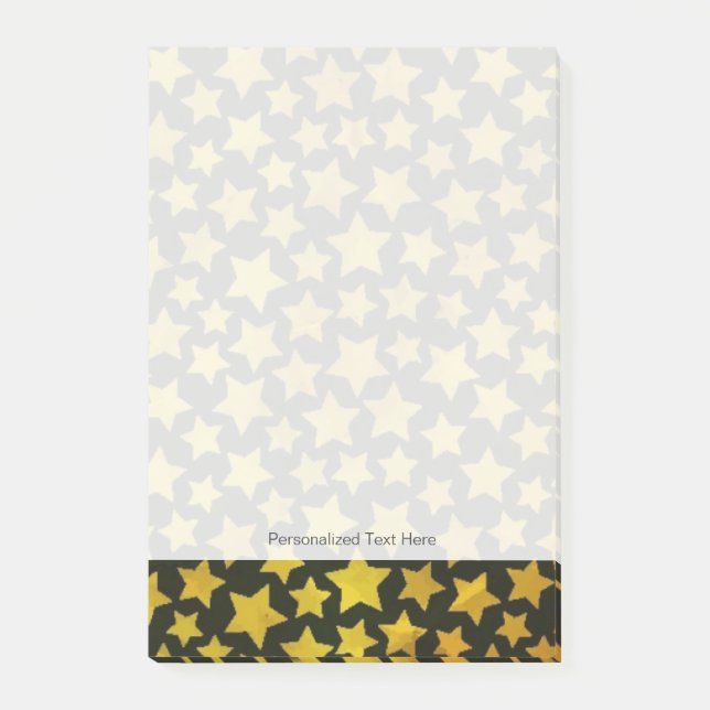 Sternhintergrund Post-it Klebezettel (Vorderseite)