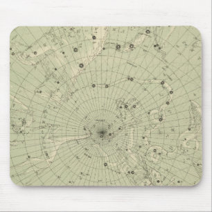 Sternkarte der Nordpolarregion Mousepad