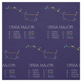 Sternkonstellation Ursa major Stoff