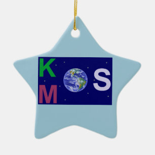 Sternkosmos Keramik Ornament