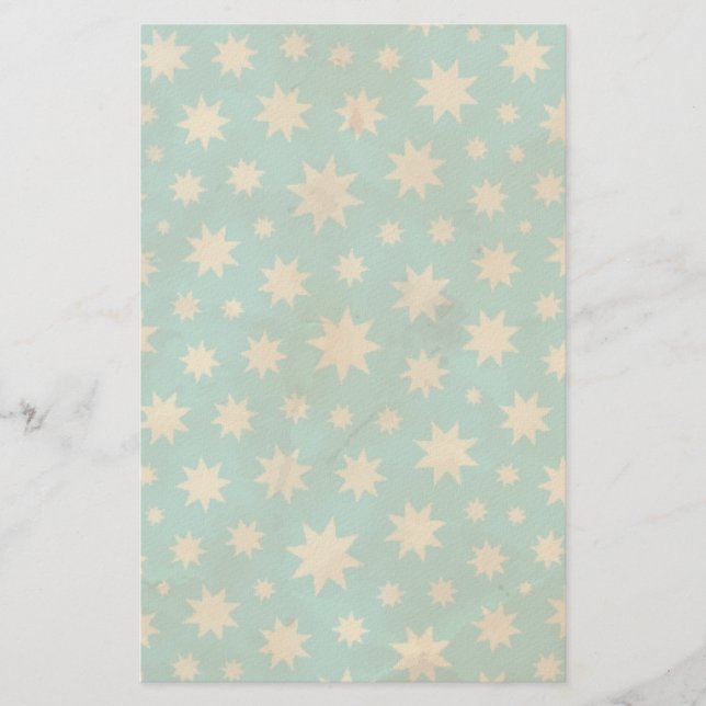 Sternmuster Briefpapier (Vorderseite)