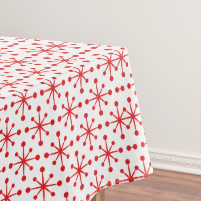 Sternmuster der 50er Jahre Tischdecke (Beispiel)