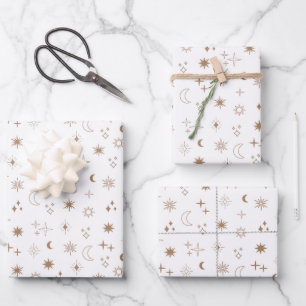 Sternmuster der Astrologie Geschenkpapier Set