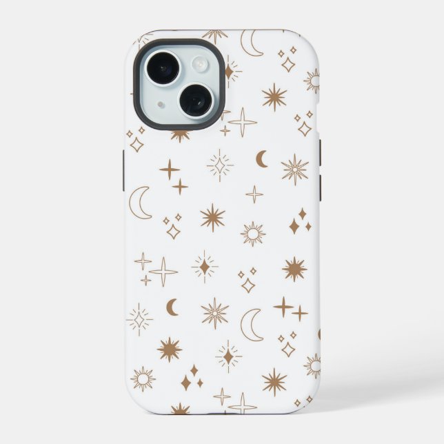 Sternmuster der Astrologie iPhone 15 Hülle (Rückseite)