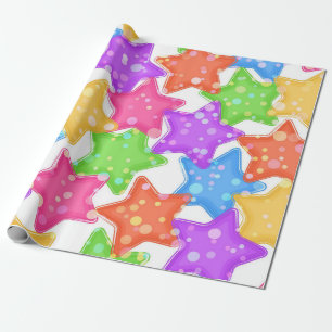 Sternmuster Geschenkpapier