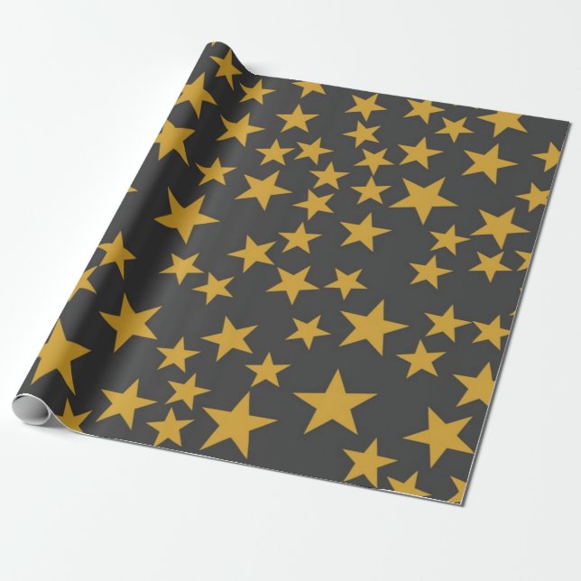 Sternmuster Geschenkpapier (Ungerollt)
