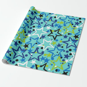 Sternmuster Geschenkpapier