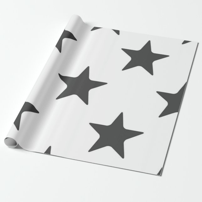 Sternmuster Geschenkpapier (Ungerollt)