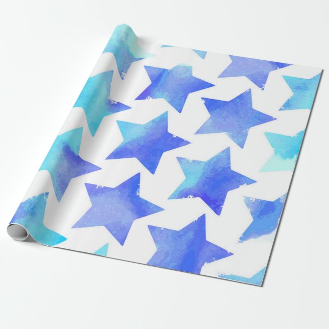 Sternmuster Geschenkpapier (Ungerollt)