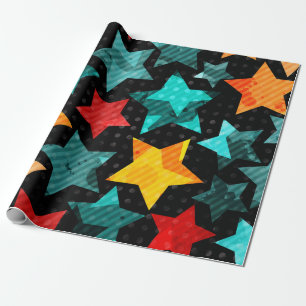 Sternmuster Geschenkpapier