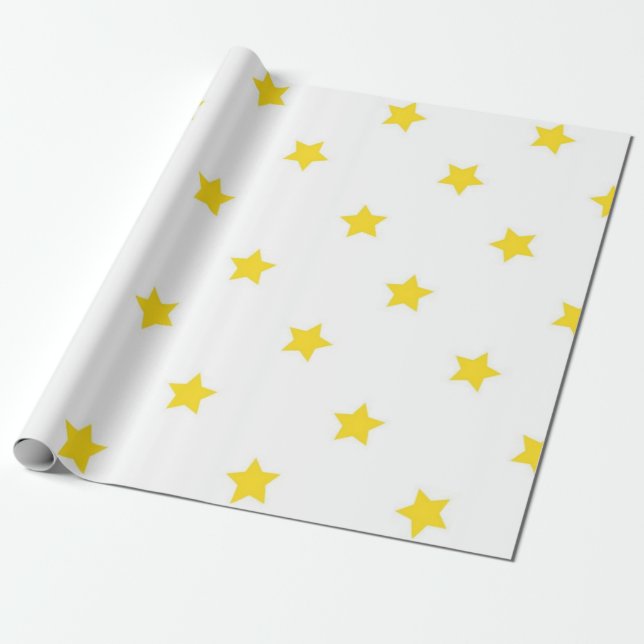 Sternmuster Geschenkpapier (Ungerollt)