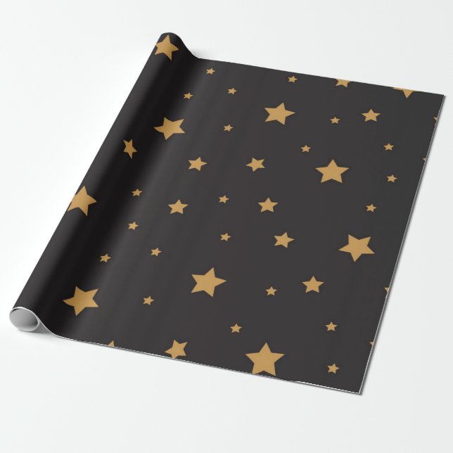 Sternmuster Geschenkpapier (Ungerollt)