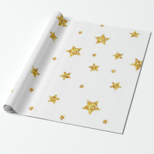 Sternmuster Geschenkpapier