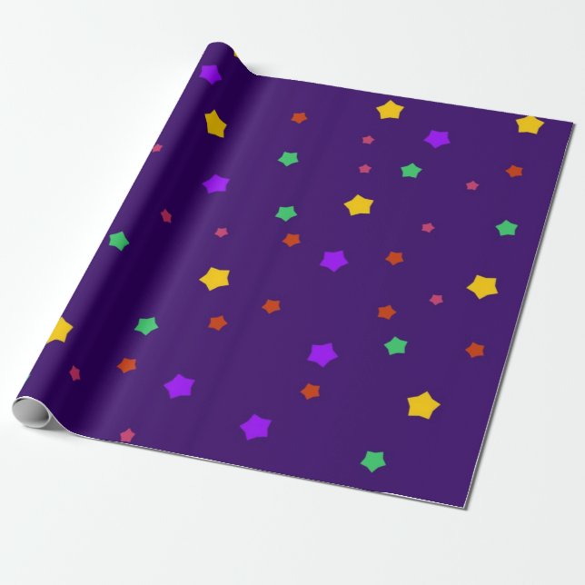 Sternmuster Geschenkpapier (Ungerollt)