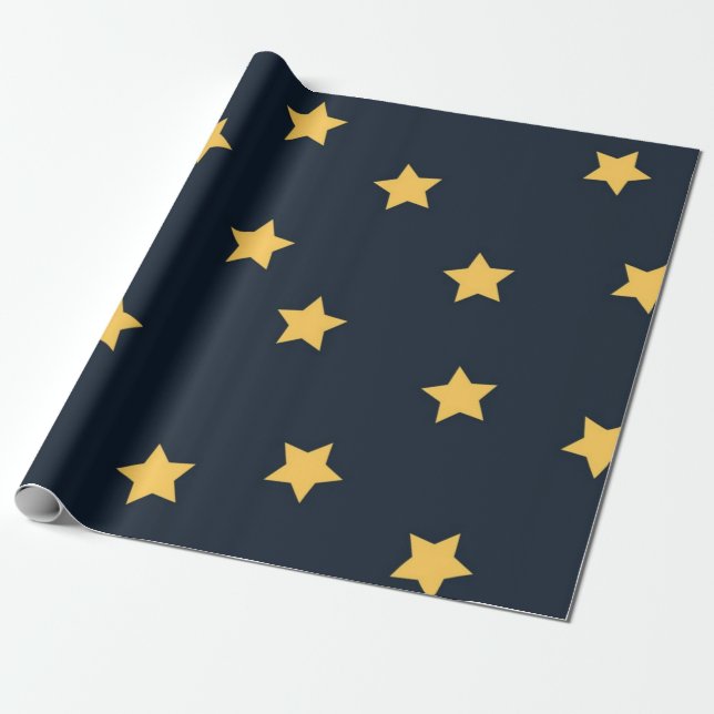 Sternmuster Geschenkpapier (Ungerollt)