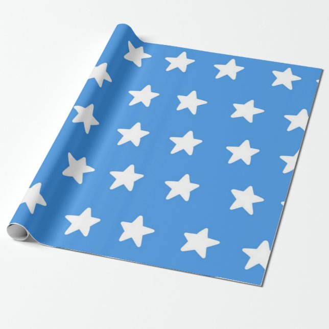 Sternmuster Geschenkpapier (Ungerollt)