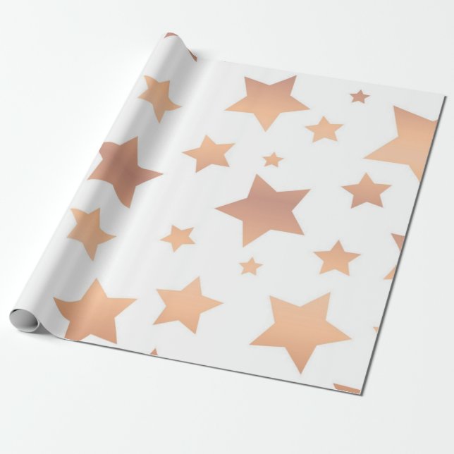 Sternmuster Geschenkpapier (Ungerollt)