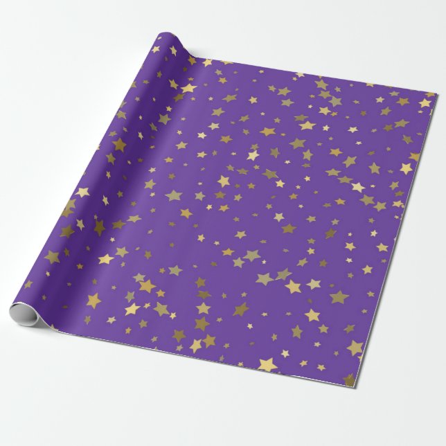 Sternmuster Geschenkpapier (Ungerollt)