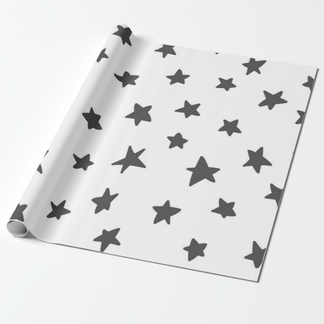 Sternmuster Geschenkpapier (Ungerollt)