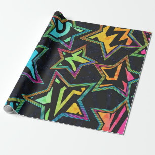 Sternmuster Geschenkpapier