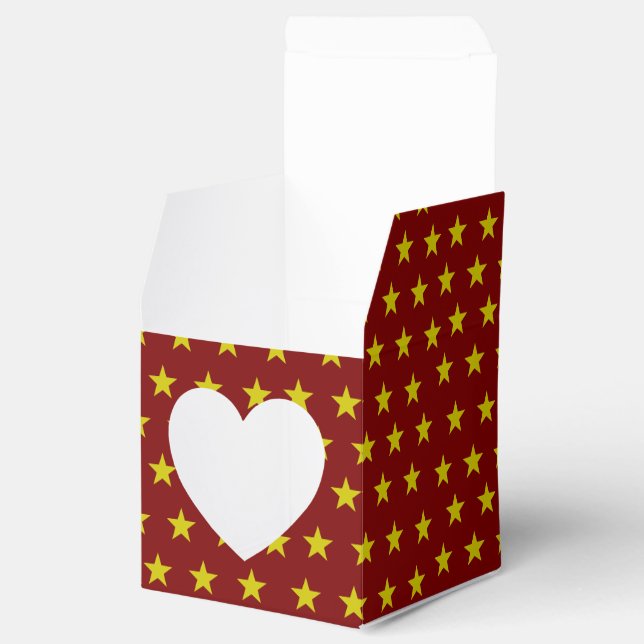 Sternmuster Geschenkschachtel (Geöffnet)