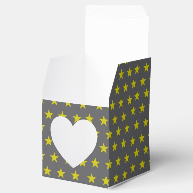 Sternmuster Geschenkschachtel (Geöffnet)