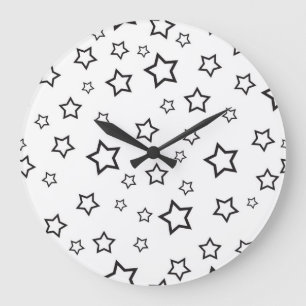 Sternmuster Große Wanduhr