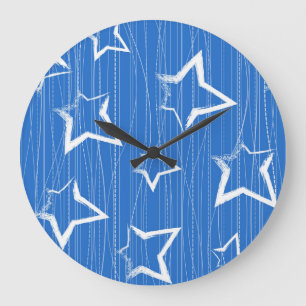 Sternmuster Große Wanduhr