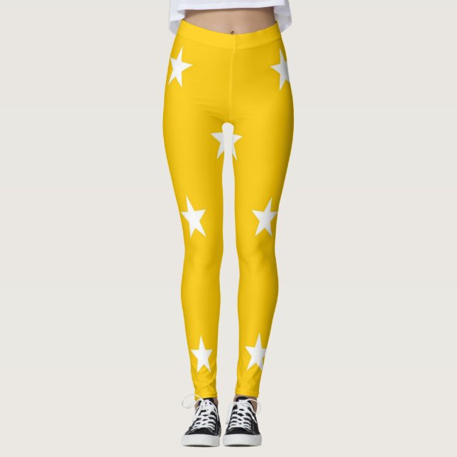 Sternmuster Leggings (Vorderseite)