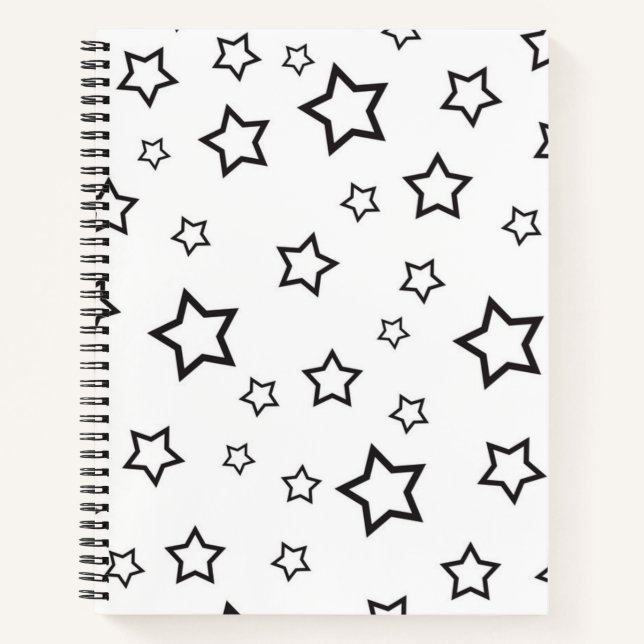 Sternmuster Notizbuch (Vorderseite)