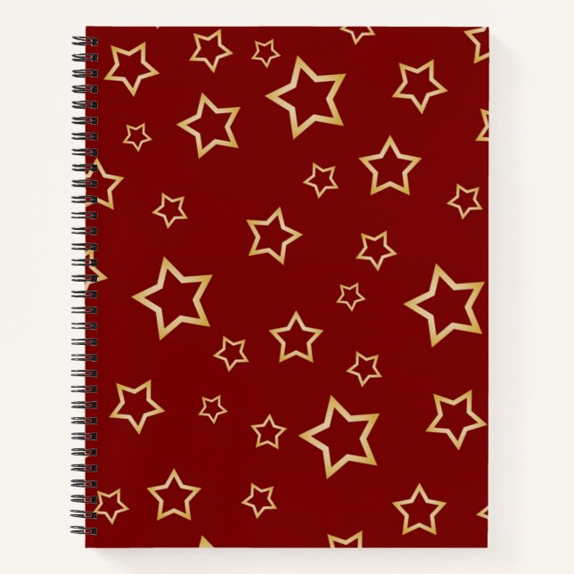 Sternmuster Notizbuch (Vorderseite)