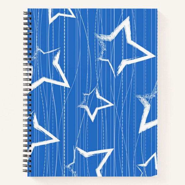 Sternmuster Notizbuch (Vorderseite)