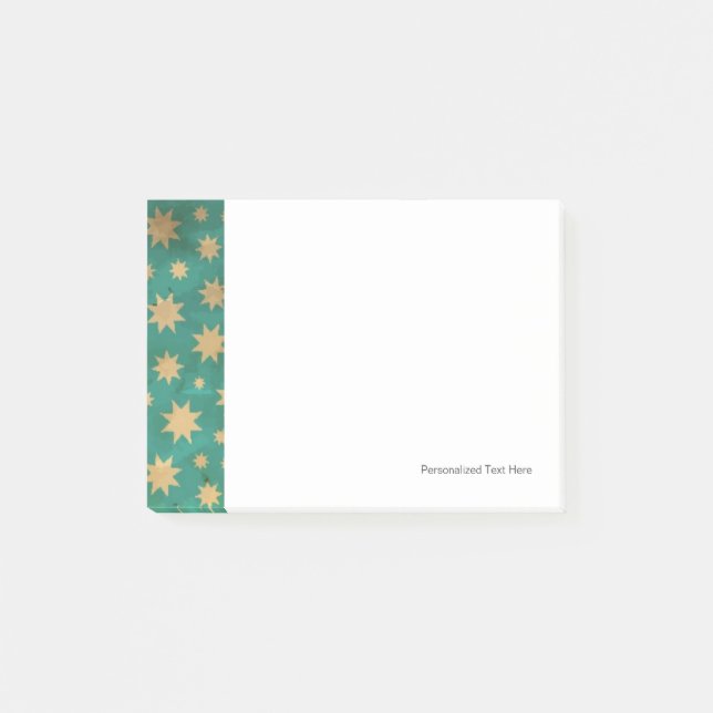 Sternmuster Post-it Klebezettel (Vorderseite)