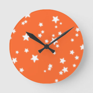 Sternmuster Runde Wanduhr