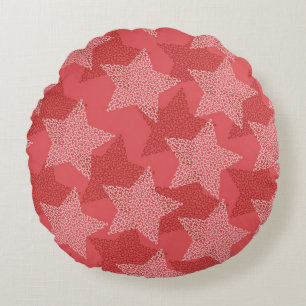 Sternmuster Rundes Kissen