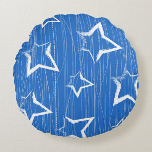 Sternmuster Rundes Kissen