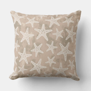 Sternmuster Sand Beige Kissen