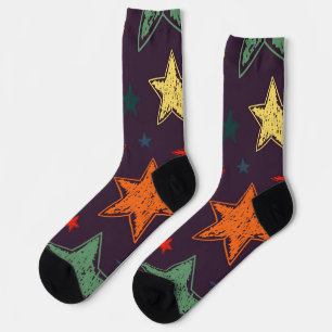 Sternmuster Socken