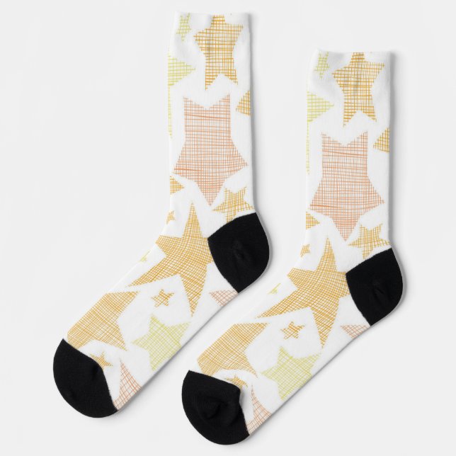 Sternmuster Socken (Linkes Detail)