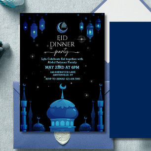 Sternnacht-Eid-al-Fitr-Feier-Einladung Einladung