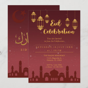 Sternnacht-Eid-Mubarak-Party-Einladung Einladung